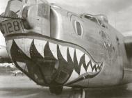 Asisbiz 44 40728 B 24J Liberator 5AF 90BG320BS Boise Bronc nose art left side at Palawan 29th July 1945 02