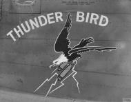 Asisbiz 41 23686 B 24D Liberator 8AF 93BG329BS T Miss Stardust aka Thunder Bird nose art left side FRE3782