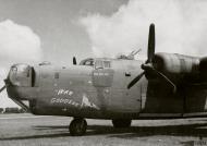 Asisbiz 42 109816 B 24J Liberator 8AF 93BG409BS YMN War Goddess nose art left side interned Sweden 21st Jun 1944 FRE3764