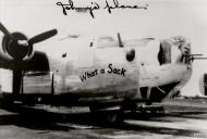 Asisbiz 42 95258 B 24J Liberator 8AF 93BG409BS YMH What a Sack nose art right side FRE3763