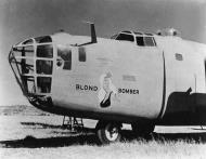 Asisbiz 41 11895 B 24D Liberator 9AF 98BG343BS S Blond Bomber nose art left side Feb 1943 01