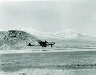 Asisbiz Consolidated B 24D Liberator 11AF 28BG404BS Yellow 34 takes off Kisk Aleutian Islands Alaska 1943 NA1116