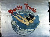 Asisbiz 44 40989 B 24J Liberator 10AF 7BG493BS 55 Double Trouble nose art right side CBI 02