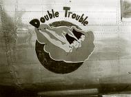 Asisbiz 44 40989 B 24J Liberator 10AF 7BG493BS 55 Double Trouble nose art right side CBI 03