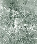 Asisbiz Target 10AF 7BG B 24 Liberators hit the railroad yards at Pyinmana Burma NA717