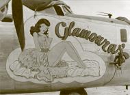 Asisbiz 44 40616 F 7A Liberator 311PW 2nd Photo Charting Sqn Glamouras nose art right side at Palawan 29th July 1945 01