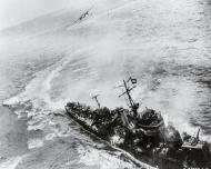 Asisbiz 5AF 345BG B 25's hit Japanese Navy Frigate Coastal Defense Vessels off Swatow China 29th Mar 1945 06