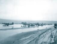 Asisbiz 41 7226 P 39F Airacobra 53FG13FS White 16 after heavy rains at Longview Adak Island 7th Aug 1942 NA1120