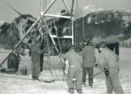 Asisbiz B 25 Mitchell servicing is uninterrupted by snowstorms at Ladd Field Alaska 15th Feb 1944 NA148