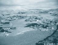 Asisbiz USAAF 41 19037 Stinson O 49A Vigilant 464th Air Base Squadron undergoing repairs at Aleutian Islands 1943 NA142