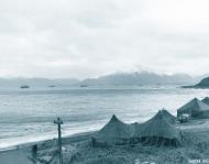 Asisbiz USAAF base at Attu photo taken looking toward Massacre Bay with first snowfall 3rd Oct 1943 NA074