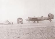 Asisbiz 41 12952 B 25C Mitchell 9AF 12AF 12BG 48 Fickle Finger II during a Sandstorm Cairo Egypt 1943 NA848