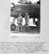 Asisbiz 41 13201 B 25C Mitchell 12AF 321BG445BS Poopsie with her crew nose art left side with 50 missions North Africa 01