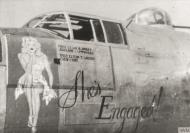 Asisbiz 43 27571 B 25J Mitchell 12AF 310BG380BS She's Engaged nose art left side at Ghisonaccia Corsica 1944 FRE11801