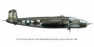 Asisbiz 43 27784 B 25J Mitchell 12AF 340BG486BS 6Q Alesani Corsica France Nov 1944 0A