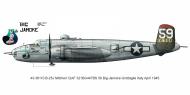 Asisbiz 43 36110 B 25J Mitchell 12AF 321BG447BS 59 Big Jamoke Grottaglie Italy April 1945 0A