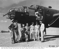 Asisbiz B 25 Mitchell 12AF 310BG379BS Stud nose art left side with crew North Africa 22nd Nov 1943 02