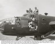 Asisbiz B 25 Mitchell 12AF 310BG379BS Stud nose art left side with crew North Africa 22nd Nov 1943 0A