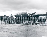 Asisbiz B 25 Mitchell 12AF 310BG428BS during a Purple Heart ceremony at Berteaux 9th Mar 1943 NA1183