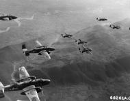 Asisbiz B 25 Mitchells 12AF 340BG enroute to their target Cassino Italy 15th Mar 1944 342 FH 001708