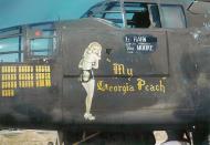 Asisbiz B 25J Mitchell 12AF 310BG381BS My Georgia Peach nose art left side 01