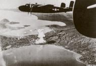 Asisbiz 42 649xx B 25G Mitchell raid on Cape Gloucester New Briatin during the landings 12th Jan 1944 NA855