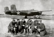 Asisbiz 44 28403 B 25 Mitchell 362BAP group picture at a Soviet base 1945 01