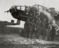 Asisbiz B 25 Mitchell 15GBAP 14GBAD 12 with crew at Uman airfield Russia 1943 01