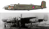 Asisbiz B 25C Mitchell 14GBAP (14 gap dd 4 gad dd) Red 1 with crew operated in Smolensk Russia 1944 02