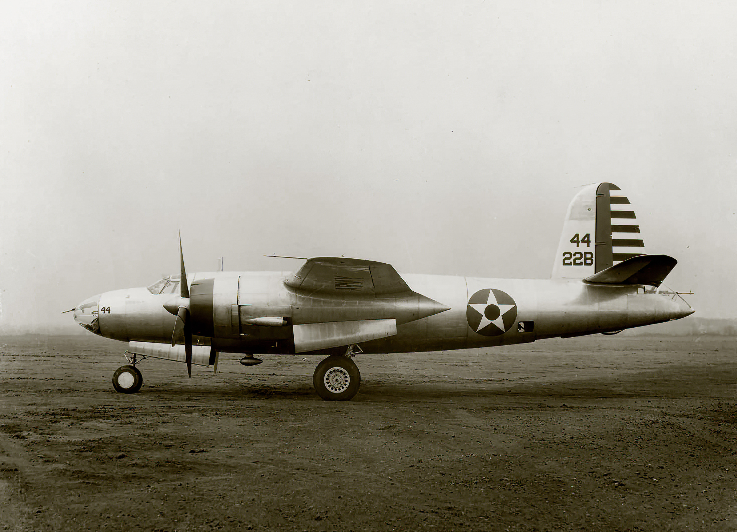 Asisbiz USAAF B-26 Marauder 5AF 22BG In The Standard Pre War Camouflage ...