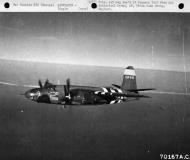 Asisbiz 41-34946 B-26C Marauder 9AF 386BG553BS ANL Yankee Guerrilla over the English Channel 1944 01