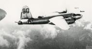 Asisbiz 42-107616 B-26C Marauder 12AF 17BG432BS 90 The Duke in flight FRE11066