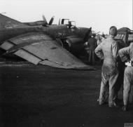 Asisbiz USAAF B 26 Marauder 8AF 387BG that crash landed at its base FRE8609