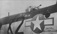 Asisbiz USAAF B 26 Marauder 8AF 397BG596BS X2J showing top turret combat damage FRE9645