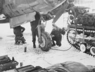 Asisbiz USAAF B 26 Marauder 9AF maintenance during harsh winter conditions early 1945 01