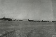 Asisbiz USAAF B 26 Marauders 12AF 319BG after a Luftwaffe raid at Biskra 3rd Jan 1943 FRE11822