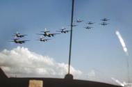 Asisbiz USAAF B 26 Marauders 9AF 344BG fly in a tight formation during a mission 1944 FRE7124