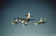 Asisbiz USAAF B 26 Marauders 9AF 386BG in formation on their return from a raid over France 1944 FRE7254