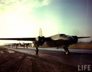 Asisbiz USAAF B 26 Marauders lined up waiting to take off for mission to France 1943 01