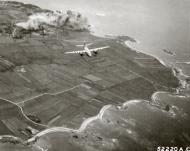 Asisbiz USAAF B 26B Marauder 8AF 323BG over Cherbourg Peninsula France 17th July 1944 01