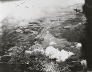 Asisbiz USAAF B 26B Marauders 8AF 387BG over their target at Beauvais Airfield France 27 Sept 1943 01