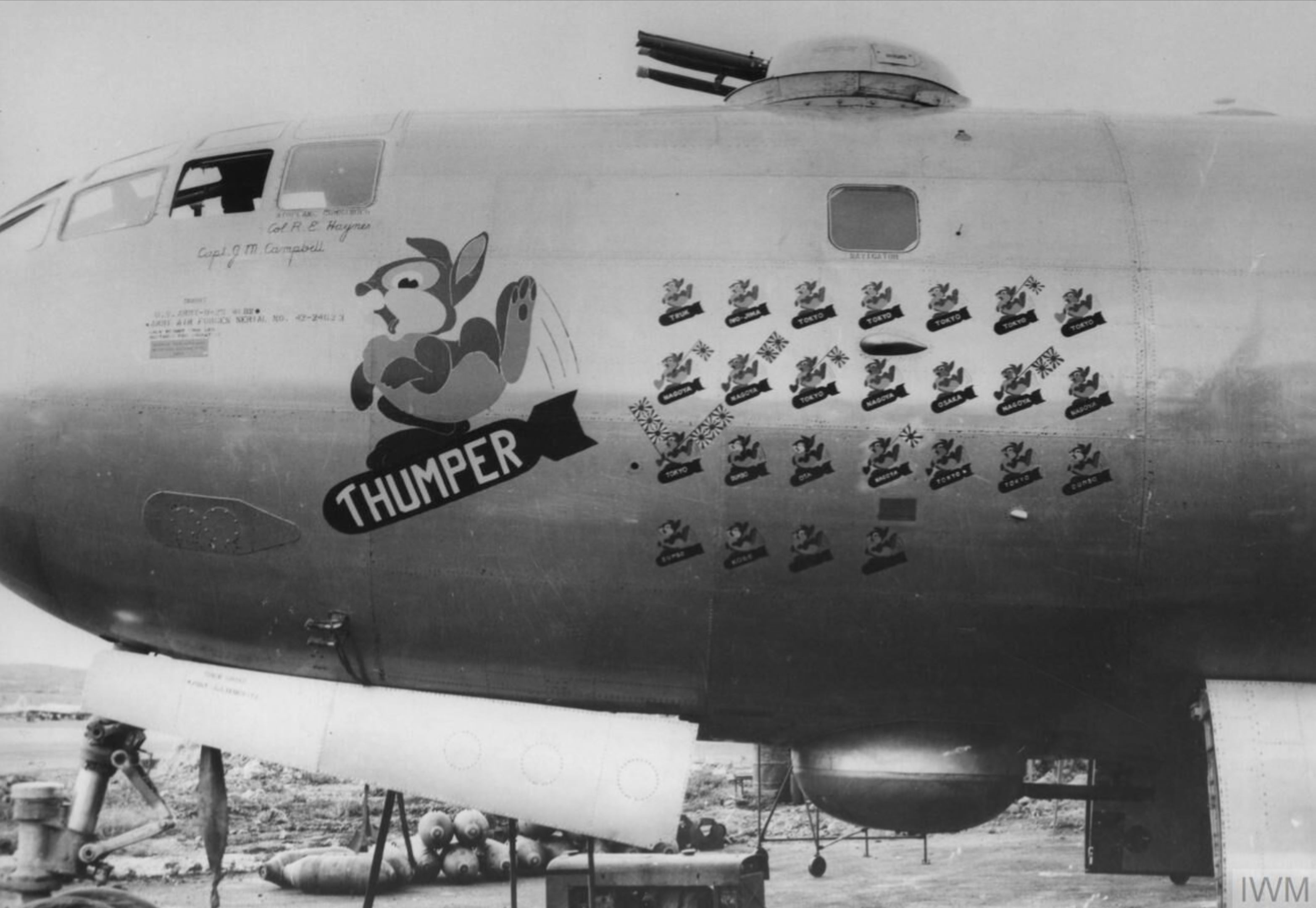 Asisbiz 42 24623 Boeing B-29 Superfortress 20AF 497BG870BS A21 Thumper ...