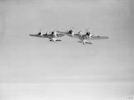 Asisbiz Beaufighter I RAF 252Sqn PN pair based at Chivenor Devon in flight 1941 IWM CH2747