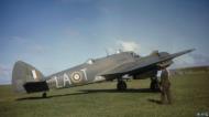 Asisbiz Beaufighter IC RAF 235Sqn LAT T4916 taxing at a Coastal Command airfield IWM COL187