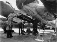 Asisbiz Beaufighter X RCAF 441Sqn 9GC being rearmed with a torpedo IWM CH9768