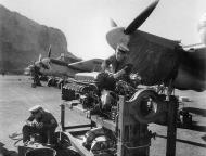 Asisbiz Beaufighter IIF Rolls Royce Merlin XX being serviced RNAS Giberaltar Jan 1944 IWM A21933