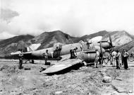 Asisbiz Beaufighter VIC RAAF 30Sqn T A19 106 take off accident Vivigani 15th Aug 1943 01