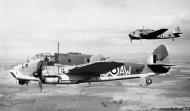 Asisbiz Bristol Beaufort I RAF 42Sqn AWS N1172 based at Leuchars Fife in flight with L9834 IWM CH2775