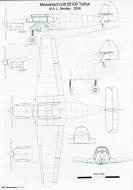 Asisbiz Artwork Bf 108B Taifun technical drawing blue print 0A