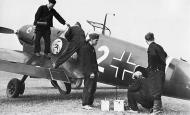 Asisbiz Messerschmitt Bf 109D1 1.JGr137 White 2 undergoing radio check 02